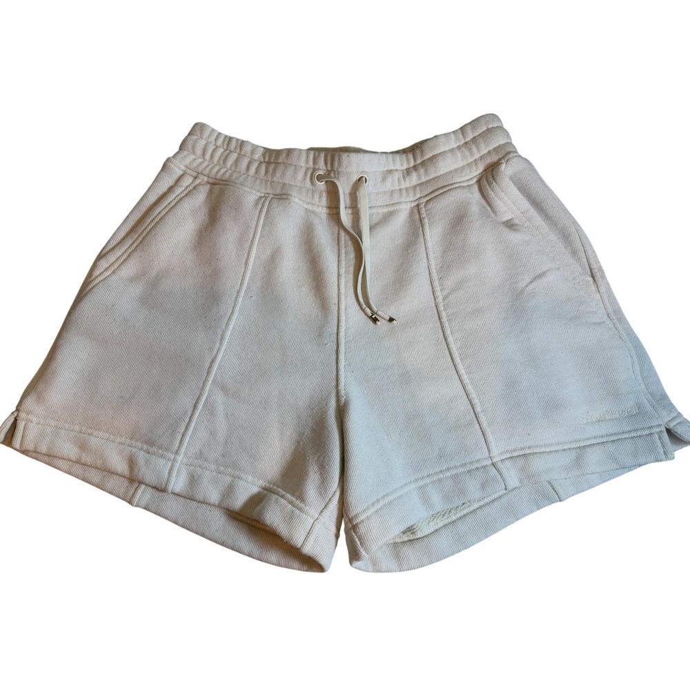 Smartwool Womens Cream Wool Blend Shorts Size M